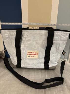 Coors Recycled Billboard Insulated Cooler Tote Bag